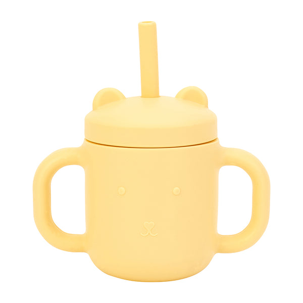 Silicone Mini Sippi Bear | Lemon