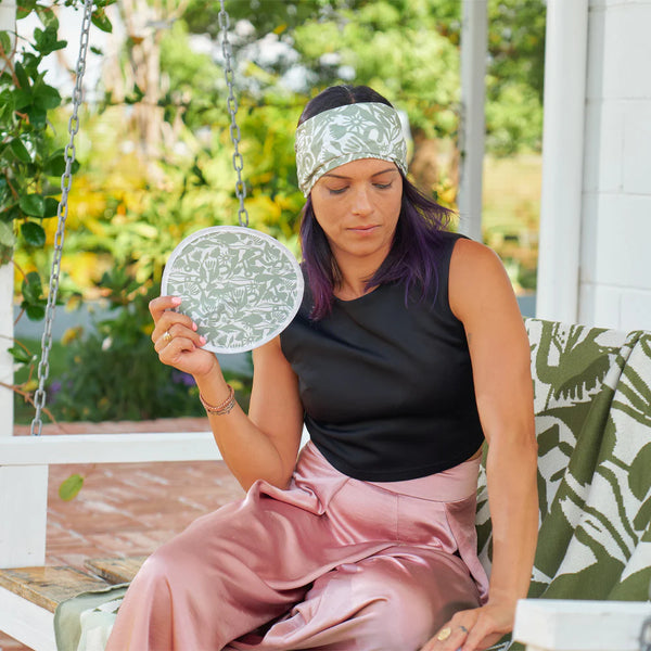 Abstract Gum Hair Happy Wrap