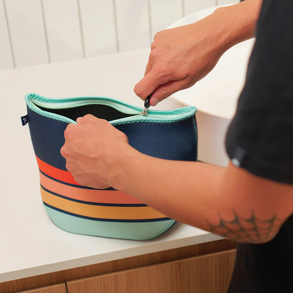 Sunrise Neoprene Machine Washable Toiletry Bag