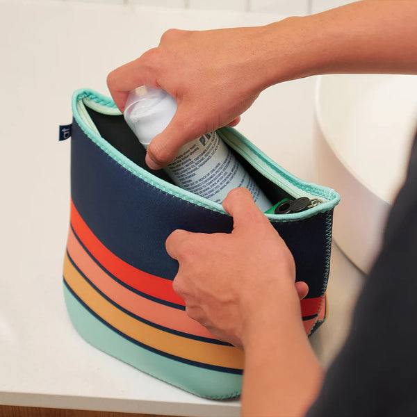 Sunrise Neoprene Machine Washable Toiletry Bag