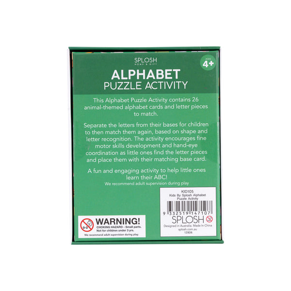 Kids Alphabet Puzzle Activity