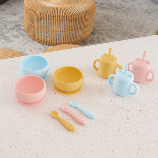 Silicone Mini Sippi Bear | Lemon