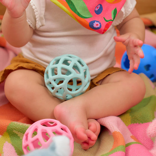Silicone Ball Teether | Aqua