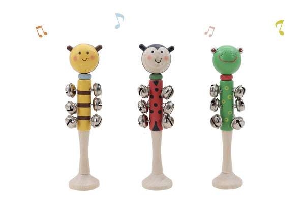 Insect Wooden Bell Stick