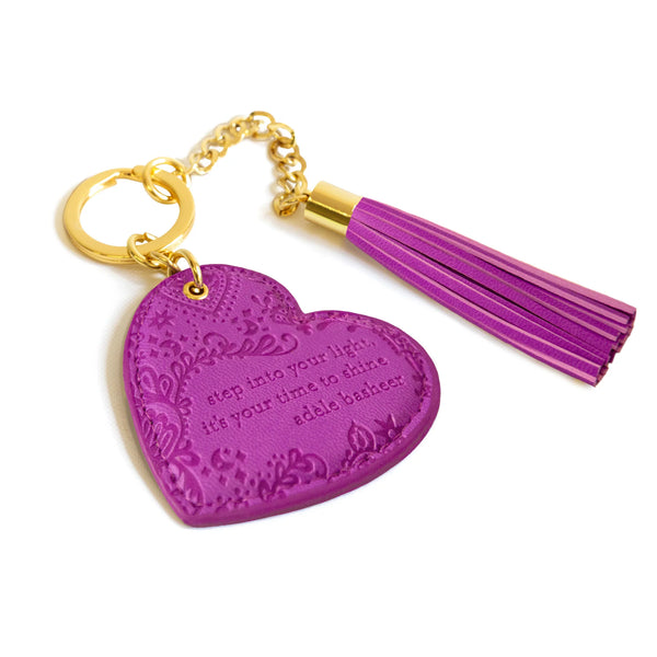 Berry Bliss Heart Keyring