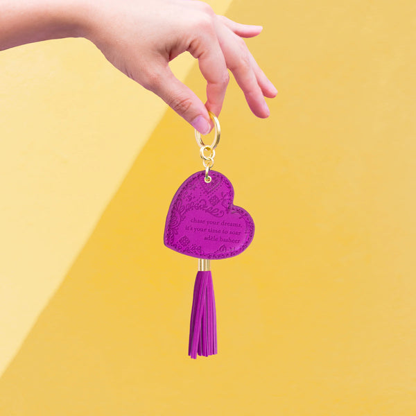 Berry Bliss Heart Keyring