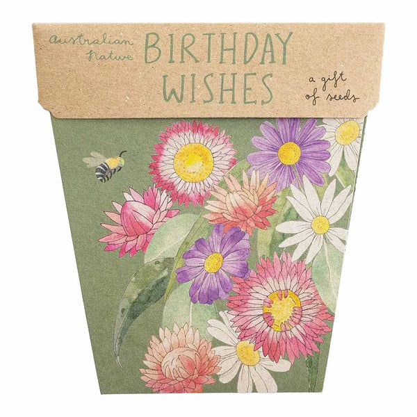 Birthday Wishes Gift of Seeds Card | Sow n Sow