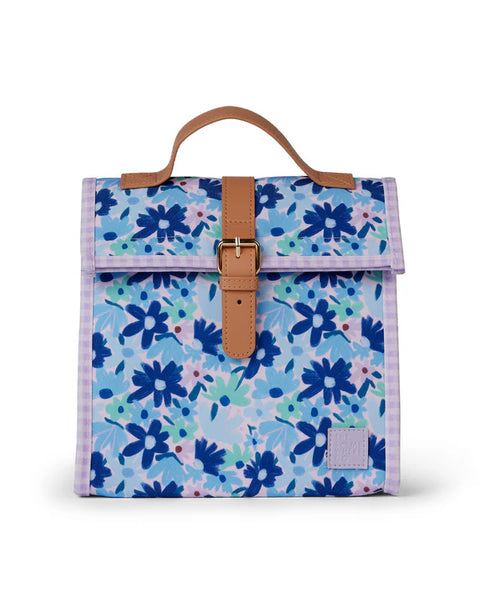 Blue Meadow Lunch Satchel | The Somewhere Co