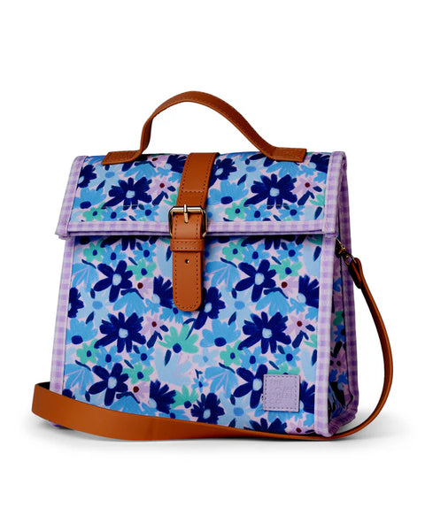 Blue Meadow Lunch Satchel | The Somewhere Co