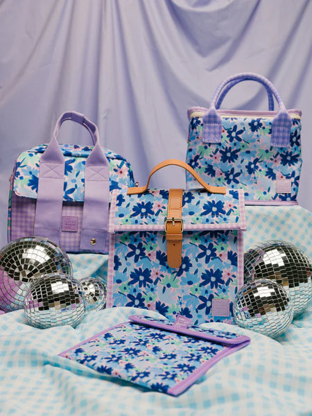 Blue Meadow Lunch Satchel | The Somewhere Co