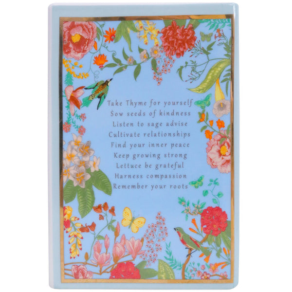 Garden Wisdom Book Vase