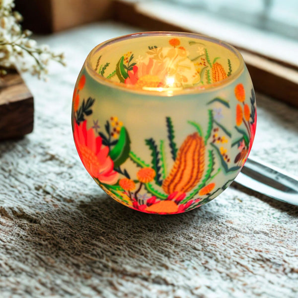 Bushland Botanical Tealight Candle Holder
