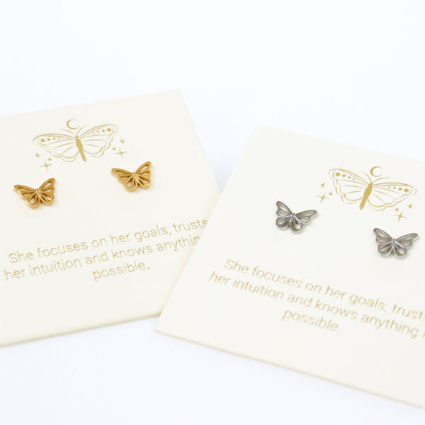 Butterfly Silver Inspiration Earrings