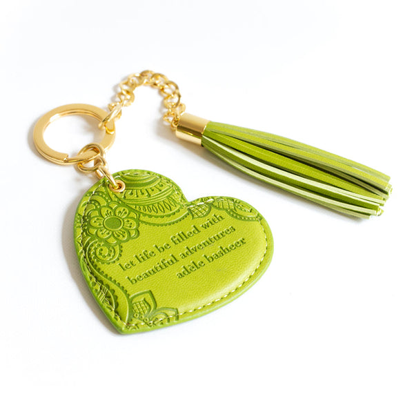 Cactus Heart Keyring
