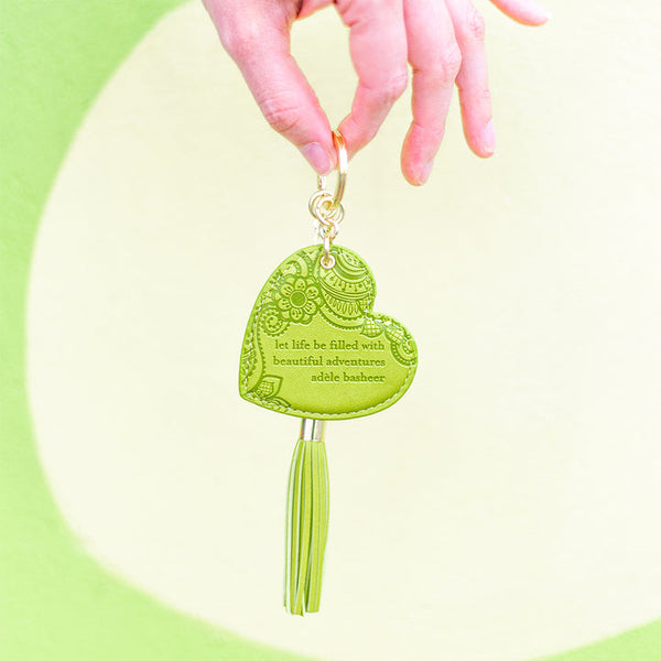 Cactus Heart Keyring