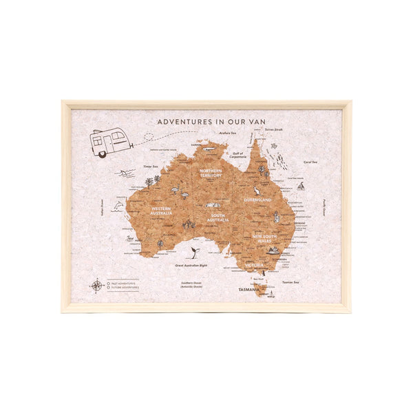 Australia Caravan Travel Map