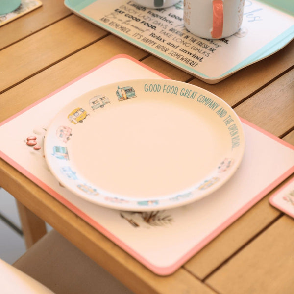 Caravan Melamine Bamboo Plate