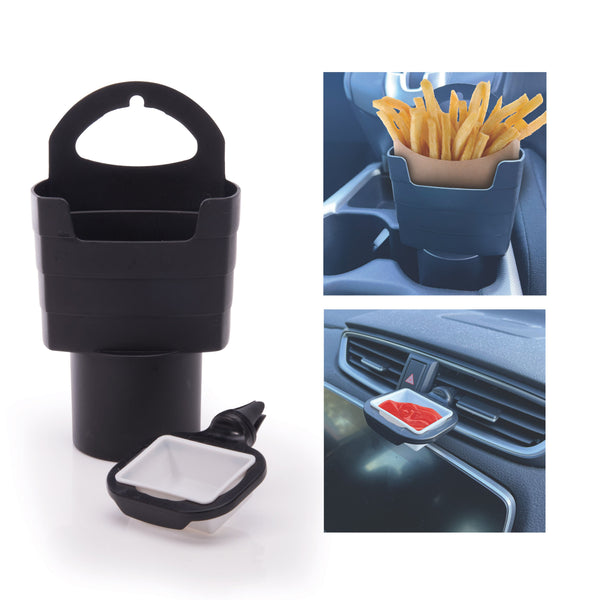 In Car Chips & Sauce Holder Set