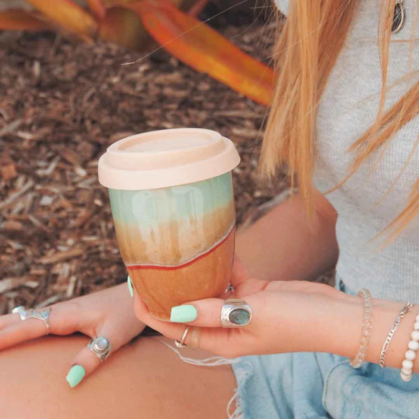 Coral Dreaming Travel Cup