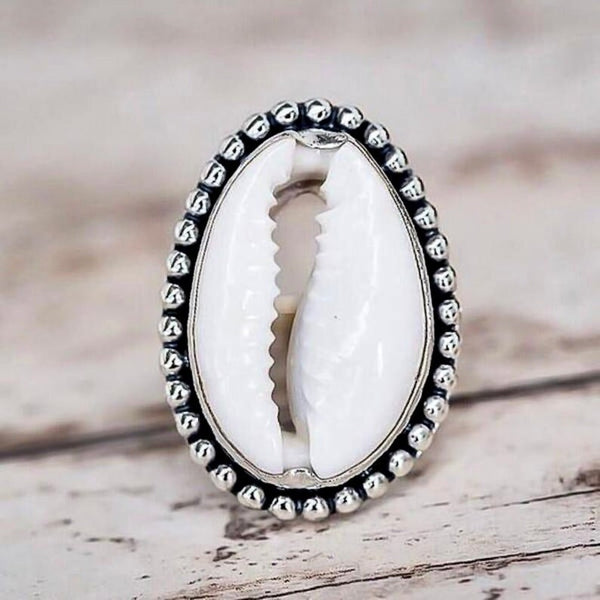 Cowrie Shell Ring