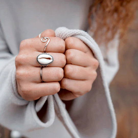 Cowrie Shell Ring