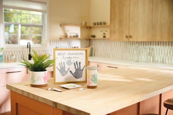 These Hands Hold My Heart Ceramic Travel Mug Handprint Kit