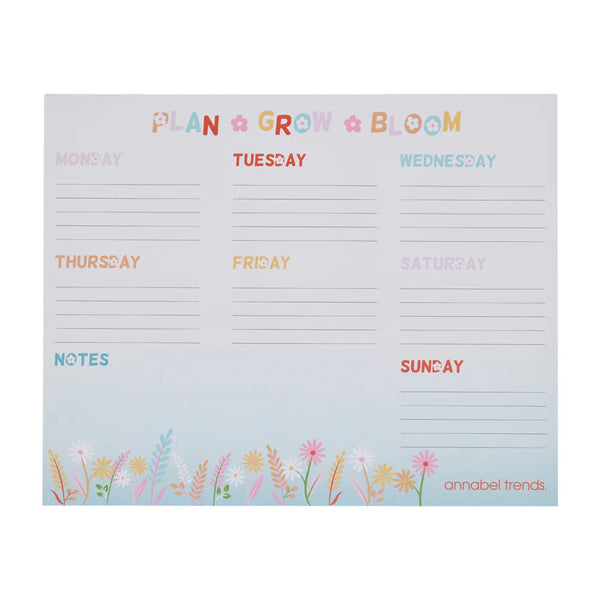 Bloom Weekly Planner Pad
