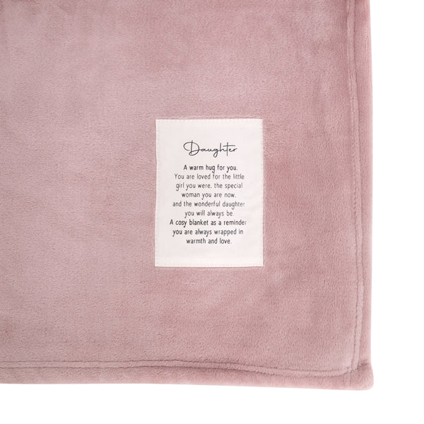 Daughter Heartfelt Blanket
