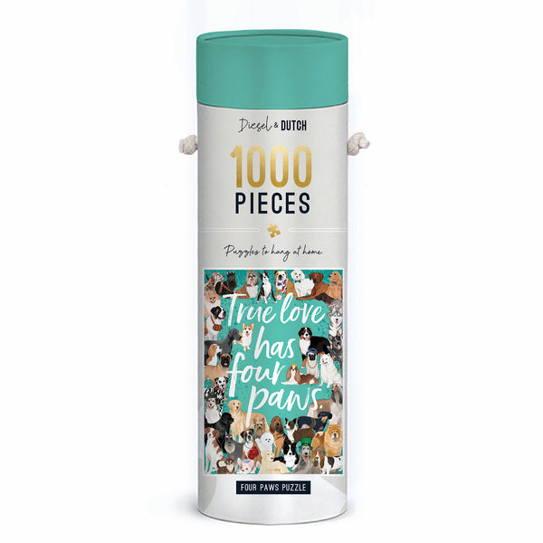 Four Paws Dog 1000pc Jigsaw Puzzle