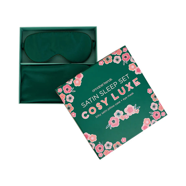 Emerald Luxe Satin Sleep Set