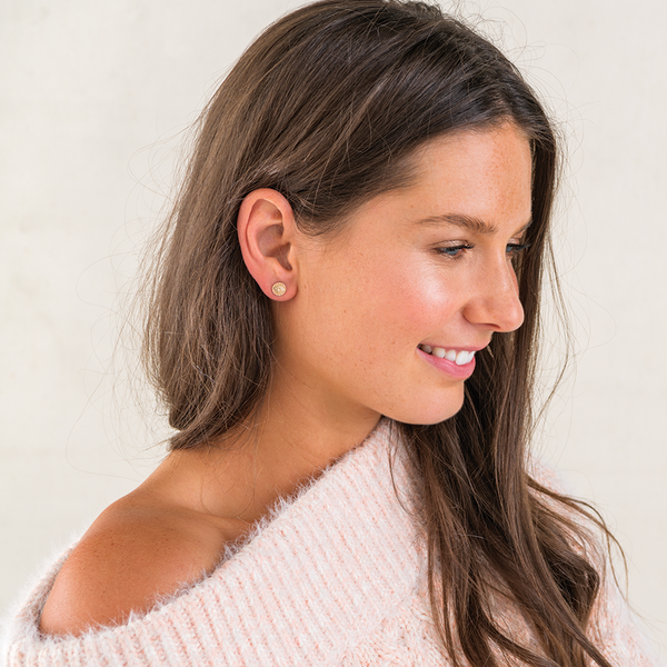 Palas Evil Eye Stud Earrings