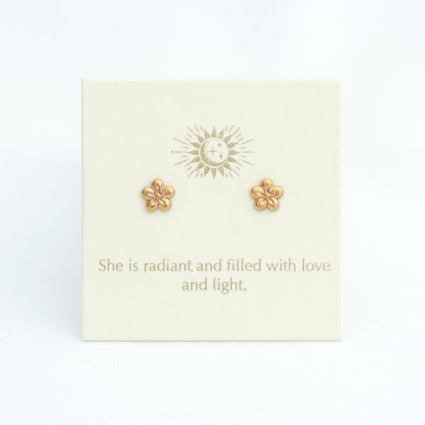 Flower Gold Inspiration Earrings