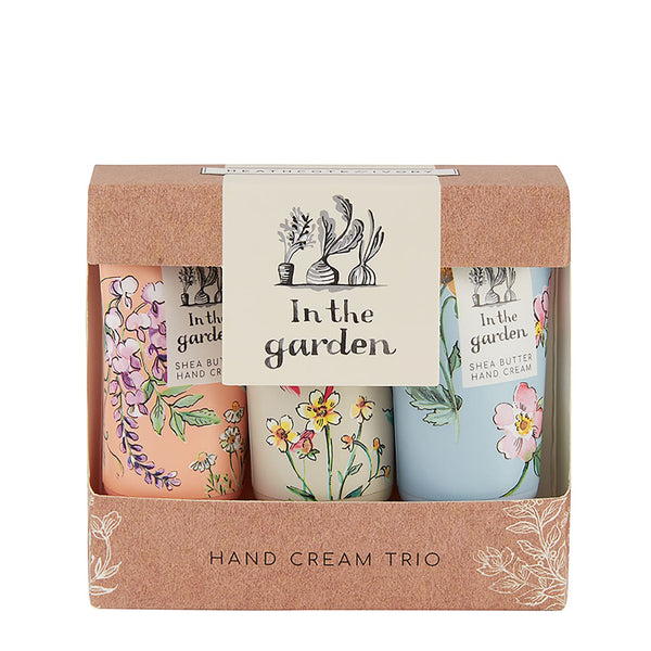 In The Garden Hand Cream Trio | Heathcote & Ivory