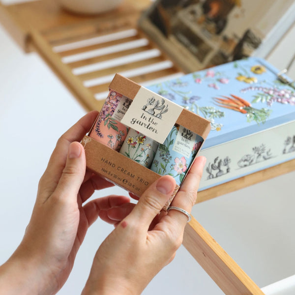 In The Garden Hand Cream Trio | Heathcote & Ivory
