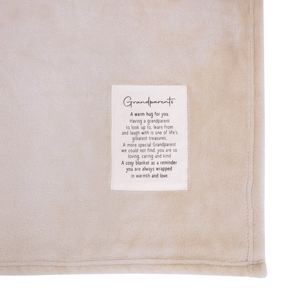 Grandparents Heartfelt Blanket