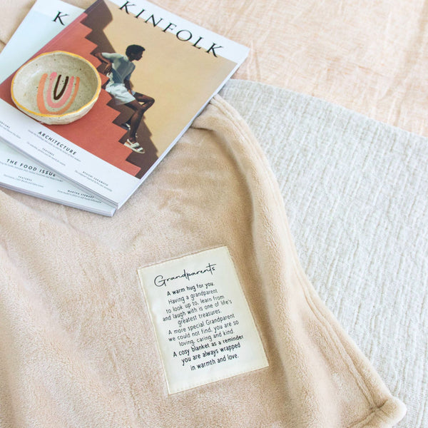 Grandparents Heartfelt Blanket