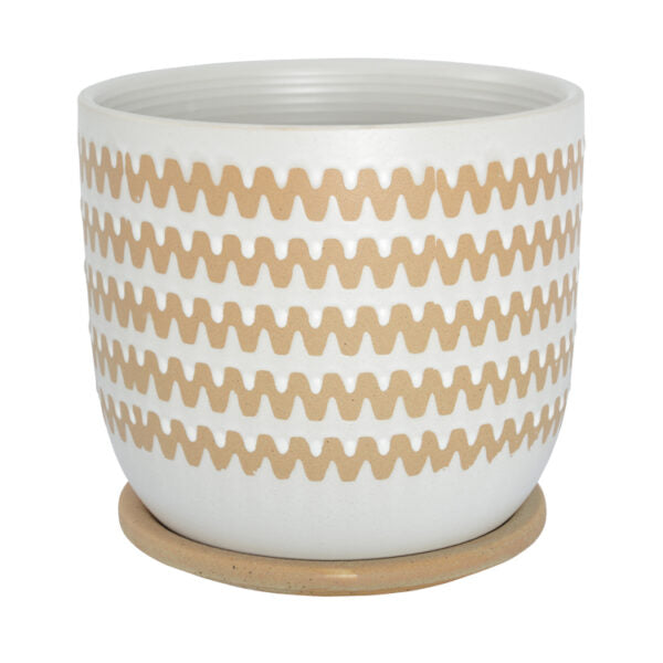 Hana Pot with Saucer