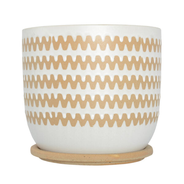 Hana Pot with Saucer