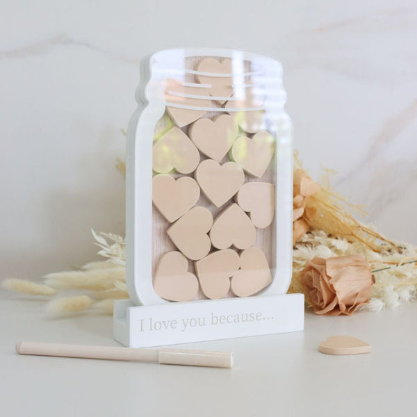 I Love You Because Gift Jar