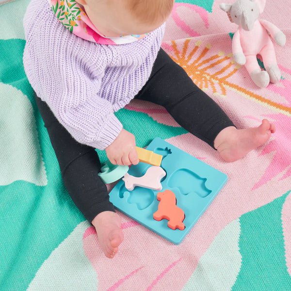 Land Animals Silicone Puzzle