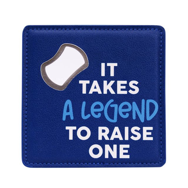 Legend Bottle Opener Coaster