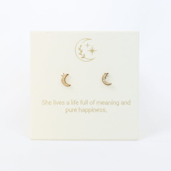 Luna Gold Inspiration Earrings