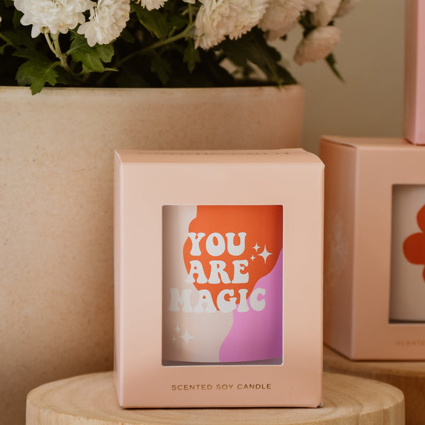 You Are Magic Glass Candle | Honeysuckle