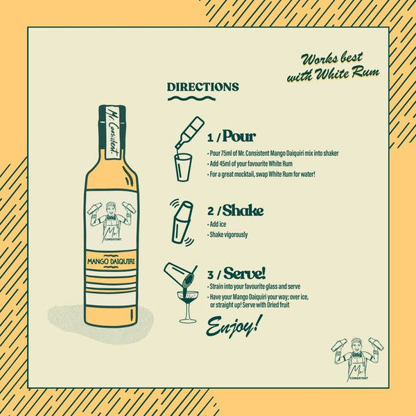 Mango Daiquiri Cocktail Mixer | Mr Consistent