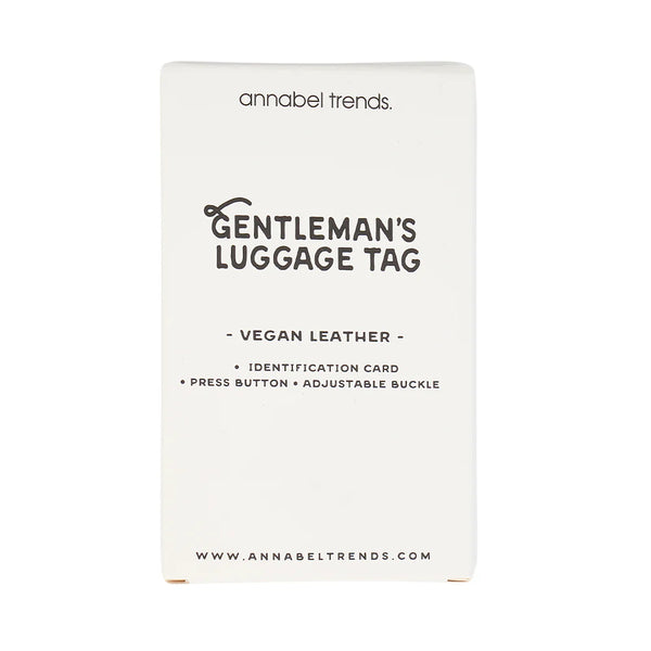 Gentleman's Luggage Tag