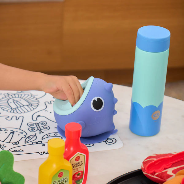 Wave Stainless Steel Mini Drink Bottle | Blue