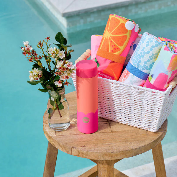 Wave Stainless Steel Mini Drink Bottle | Pink