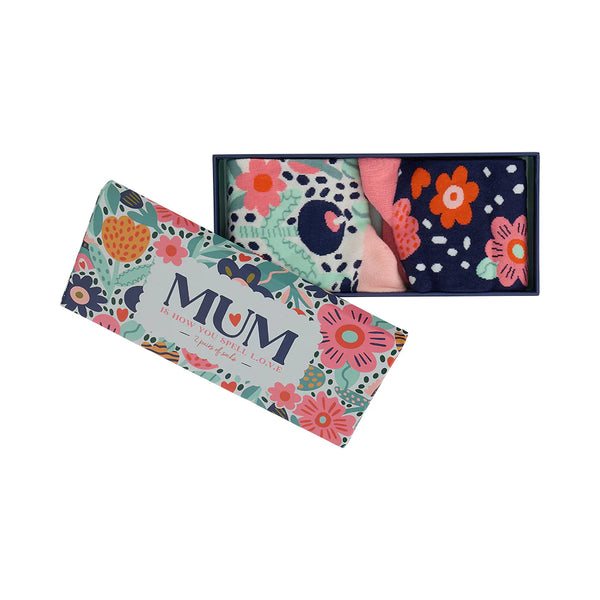 Mum Love 2pc Boxed Socks