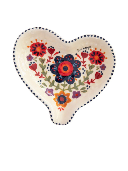 Live Happy Heart Spoon Rest