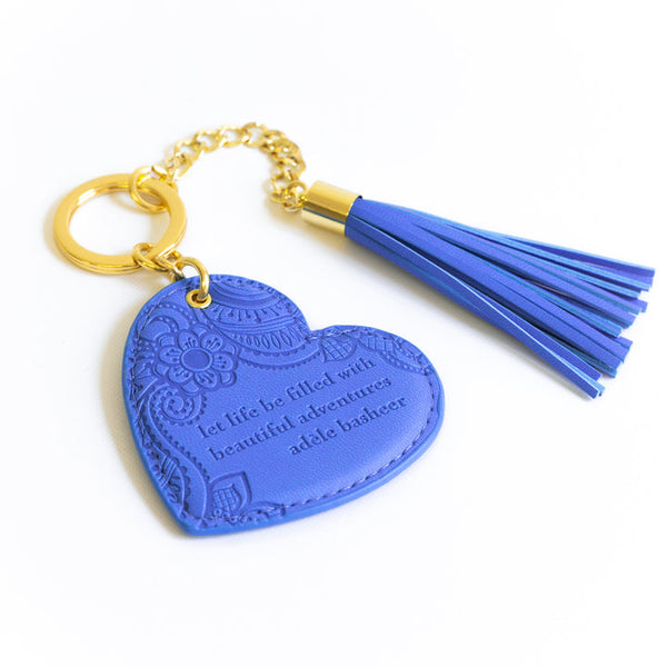 Ocean Heart Keyring